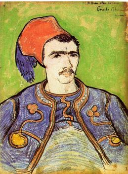 Vincent Van Gogh : Zouave, Half-Figure